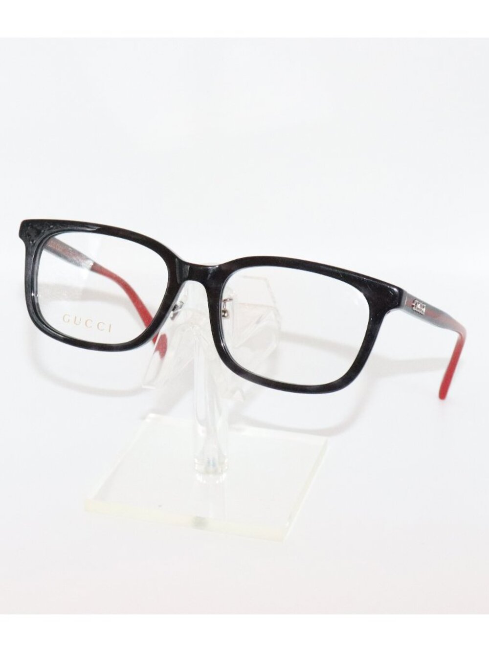 Gucci GG1873OK 005 Unisex Eyeglasses Black Red 50-17-135 Authentic